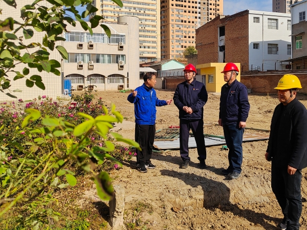11月20日上午，集團(tuán)公司黨委書記、董事長、總經(jīng)理趙強(qiáng)親臨辦公樓南側(cè)綠化改造升級(jí)工程現(xiàn)場實(shí)地督導(dǎo)工作-1.jpg
